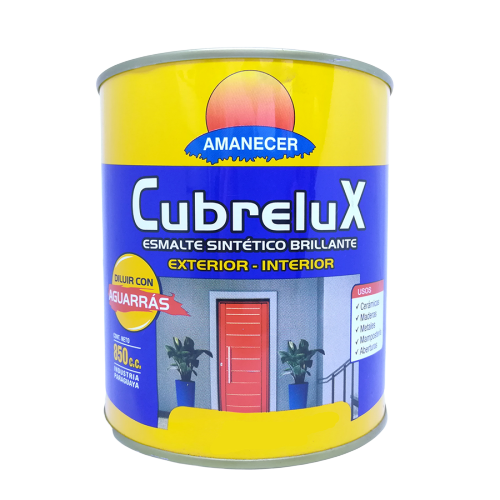 Cubrelux Esmalte Sintético - Amarillo 250 Cc