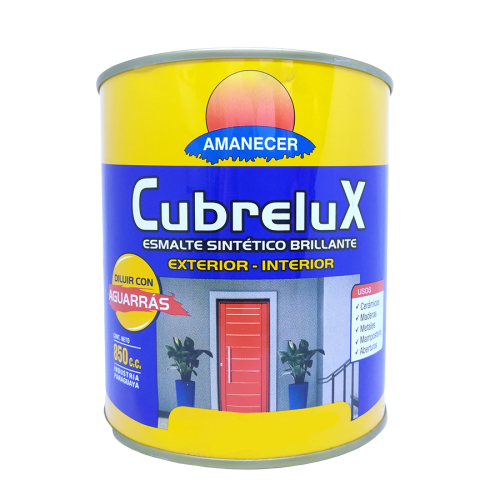 Cubrelux Esmalte Sintético - Verde Limón 250 Cc